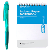 Aero Healthcare AEROSUPPLIES First Aid Notebook with Pen